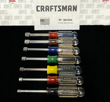 Craftsman Usa 7 Piece Sae Nut Driver Set 316 To 12 9-4196 Usa