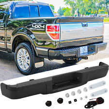 Black Rear Steel Bumper Assembly For 2009-2014 Ford F150 Wo Park Assist