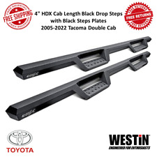 Westin 56-12775 Hdx Drop Black Nerf Step Bars Fits 2005-2022 Tacoma Double Cab