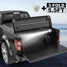 Tri-fold Soft Truck Tonneau Cover For 05-08 Ford F-150 Lincoln Mark Lt 5.5ft Bed