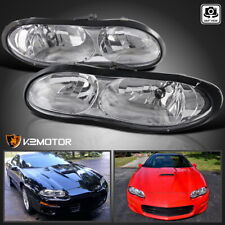 Fits 1998-2002 Chevy Camaro Z28 Clear Headlights Head Lamps Leftright Pair