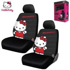 Hello Kitty Seat Cover 2 Seat Set Front Seat Driver Passenger Sanrio Cute Car
