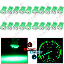 20x Super Green 6-smd Led T10 194 Speedometer Instrument Dash Light For Toyota