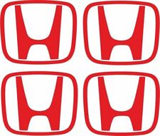 4x Logo Sticker Wheel Center Caps Decal For Honda Civic Accord Crv Vtec Jazz