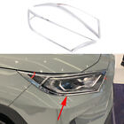 For Toyota New Rav4 2019-2022 Front Headlight Eyelid Lamp Trim Cover Frame Strip