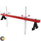 Engine Load Leveler 1100 Lbs Capacity Support Bar Transmission W Dual Hook Red