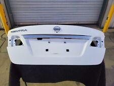 2016 2017 2018 2019 Nissan Sentra Rear Trunk Decklid White With Camera