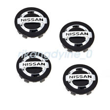 4pc Black Center Cap Hubcap Wheel For Nissan Altima Maxima Murano 350 Oem