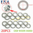 20x 14mm Enginemotor Oil Drain Plug Crush Washers Gaskets For Hondaacura
