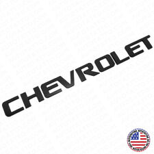 Chevy Chevrolet Truck Lifgate Letter Badge Logo Emblem Matte Black Large Size