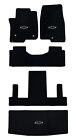 2021-2023 Tahoe Front 2nd Bucket 3rd Cargo Mats Black 3d Bowtie Logo
