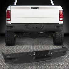 For 09-23 Dodge Ram 1500classic Black Steel Rear Bumper Wo Parking Sensor Hole