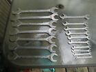 Vintage 17 Piece Cornwell 4 Way Angle Sae Open End Wrench Made In Usa Aw Series