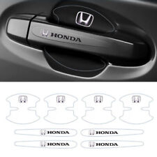 8pcs Invisible Car Door Handle Scratches Sticker Protector Film Decal For Honda