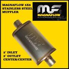 Magnaflow 3 Inch Inlet Outlet 5x8 Oval Muffler Center Stainless Steel Ss