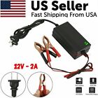 Portable 12v Auto Car Battery Charger Truck Trickle Maintainer Boat Motorcycle
