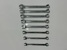 Snap-on Tools Usa 8pc Rxs10-rxs24 Sae Open-end Flare Nut Combination Wrench Set