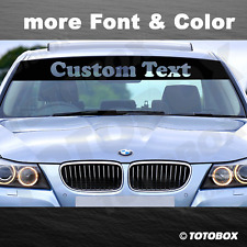 Custom Text Windshield Decal Your Text Or Logo Cut Out