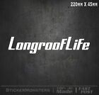 2x Longroof Life Sticker Decal Station Wagon 220mmw Holden Ford Surf Car