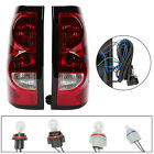Red Tail Lights Brake Lamp Pair For 03 04 05 06 Chevy Silverado 1500 2500 3500hd