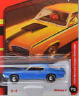Johnny Lightning Classic Gold Blue 1970 Mercury Cougar Eliminator 164 Scale Car