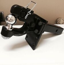 5 Ton Pintle With 2 516 Ball Adjustable Receiver Ball Hitch Towing