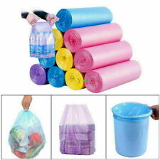 45pcs Small Garbage Bag Trash Bags Durable Disposable Plastic For Home Car Us