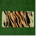 Custom Personalized License Plate Auto Tag With Tiger Cheetah Fur Design New