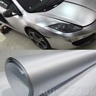 12 X 60 Silver Brushed Aluminum Vinyl Film Wrap Sticker Decal Air Bubble Free