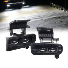 Pair Led Fog Lights Bumper Driving 880 Lamps For Chevy Silverado 15002500 99-02