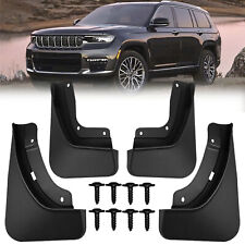 4pcs Mud Flaps For Jeep Grand Cherokee L 22-24 Front Rear Mud Guards