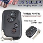 For Lexus Rx350 Rx450h Ct200h Smart Key Remote Fob Hyq14acx 271451-5290 Gne