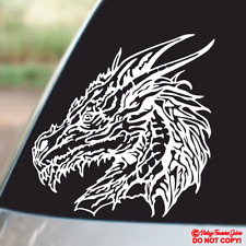 Dragon Head Vinyl Decal Sticker Car Truck Window Wall Bumper Legendary Creature