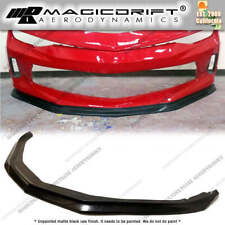 For 16 17 18 Chevy Camaro Lt Ls Rs Slp Style Front Bumper Lip Chin Spoiler Kit