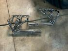 Crome Side Pipes Small Block Chevy Roadster T Bucket Engine Run Stand