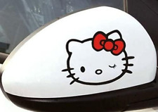 2pcs Auto Car Mirror Hello Kitty Vehicle Decor Stickers