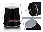 Black Short 6 152mm Inlet Truck Air Intake Cone Replacement Dry Air Filter