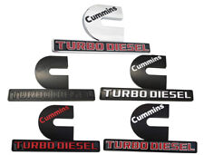 2 Pack Turbo Diesel Cummins Emblems 3d Decal Badge 2500 3500 Nameplate