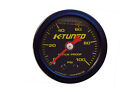 K-tuned Fuel Pressure Gauge Black Marshall 0-100 Psi Universal
