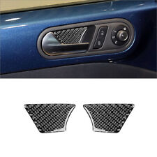 2pcs For Volkswagen Vw Beetle 2012-19 Carbon Fiber Door Handle Bowl Cover Trim