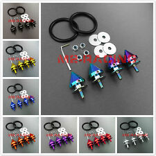 Jdm Spike Quick Release Fasteners For Car Bumpers Trunk Fender Hatch Lids Kit