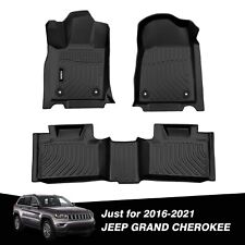 3pcs All Weather Custom Floor Mats For Jeep Grand Cherokee Dodge Durango Usa