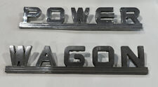 1946-1957 Dodge Power Wagon Truck Emblem Trim Factory Original