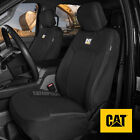 Meshflex Front Seat Covers Set - Caterpillar Black Truck Suv Van Car Seat Covers
