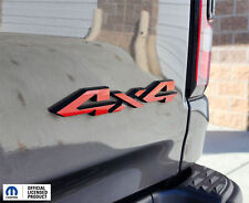 Fits 2021-2024 Ram Trx Tailgate 4x4 Emblem Overlay Decal Vinyl Stickers