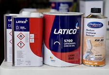 Latico 21 Gloss Black Single Stage Auto Paint Gallon Kit W2 Hardeners Reducer