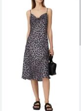 Paige Giovanna Leopard Print Midi Dress Size Xs