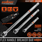 3-piece Flex-head Breaker Bar Set 12 38 14 Drive 15 10 6 180 Rotatable