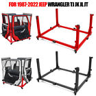 For 1987-2022 Jeep Wrangler Tj Jk Jl Jt Door Hanger Storage Rack Movable Cart