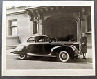 Vintage 1940 Lincoln Zephyr Coup Auto Photo 8 X10 Pro Stamped Applegate